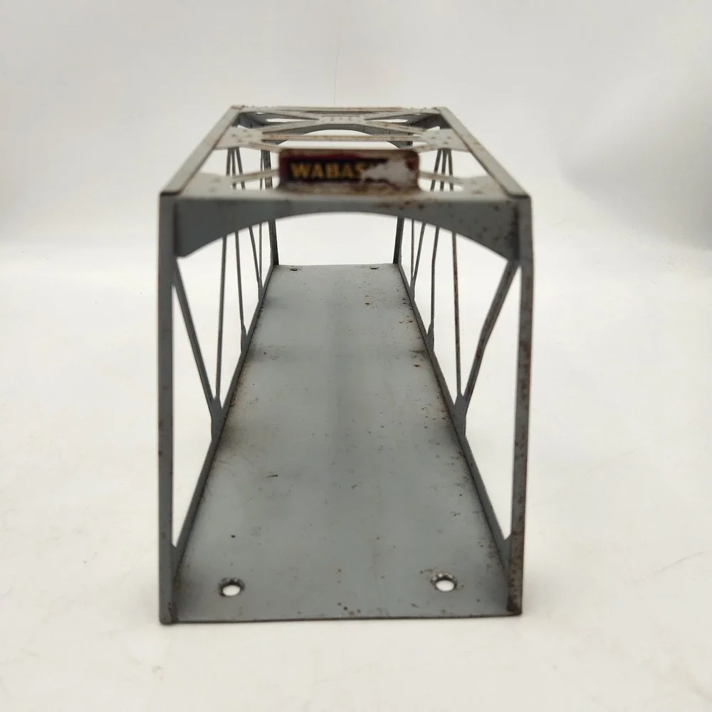 Vintage Wabash Metal Truss Bridge Grey O S Gauge Model Train Layout 18 Inch